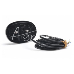 Priekinis elipsinis kombinuotas žibintas W206 universalus dešinės-kairės LED 12V/24V atsparus vandeniui IP66/68 neoninis - 1428 