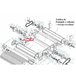 Z-276/z-279 ruloninių presų šakių kaištis - 527003021000
