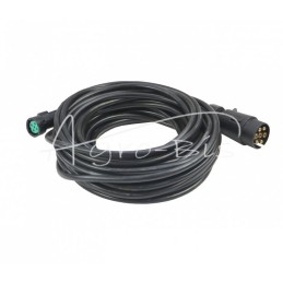 Priekabos elektros instaliacija 7 m 7 kontaktų bajonetinis kištukas 5 kontaktų ELMOT - IP7MW7B5PEL
