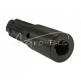 Kardaninio veleno redukcijos adapteris su grioveliu raktui, vidinė skylė Q 20 mm, skirtas 1 3/8" velenui, 6 raktai MORGA - 24663