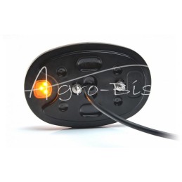 Priekinis elipsinis kombinuotas žibintas W206 universalus dešinės-kairės LED 12V/24V atsparus vandeniui IP66/68 neoninis - 1429 