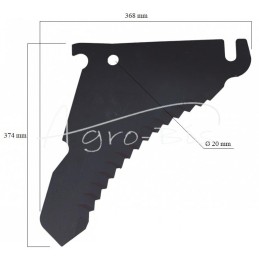 Bergmann MORGA savikrovės priekabos peilis - B021011M