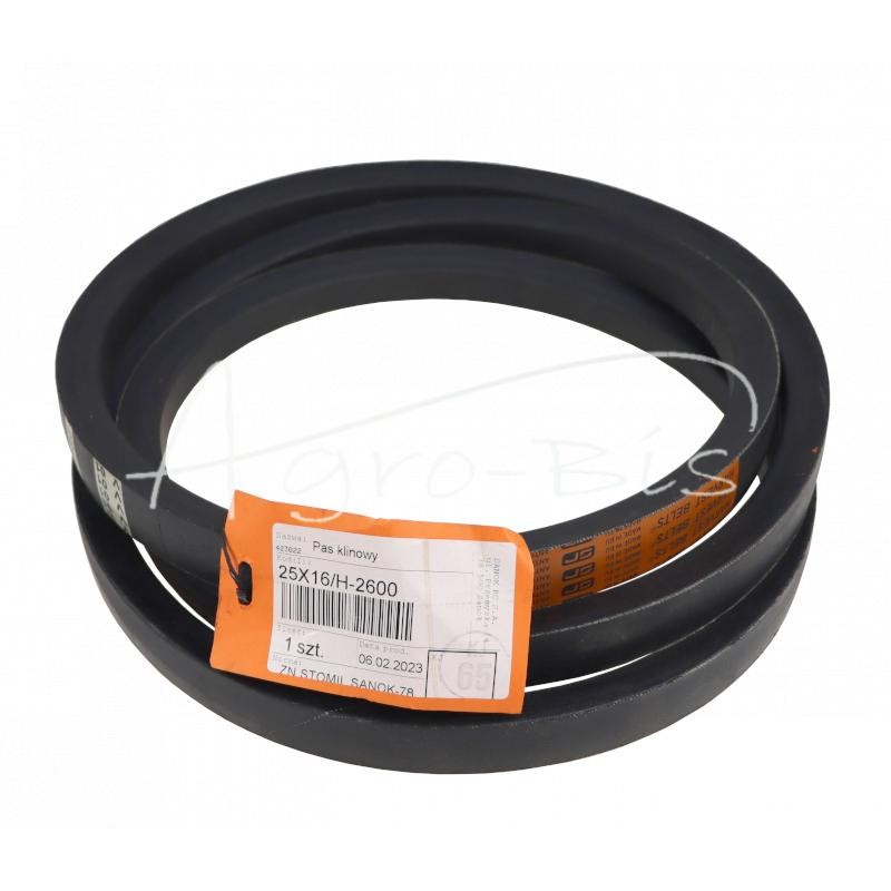 V formos diržas 25-2600 6211023 Harvest DF-6211023 Deutz Fahr red Stomil - 25x2600H