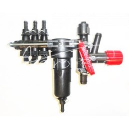 Skirstytuvo valdymo vožtuvas, 3 sekcijų, L tipo , 4031090010, purkštuvas - 40102