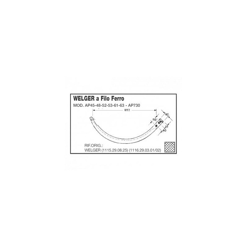 WELGER PRESO ADATA AP45,48,52,53,61,63 AP730 - 1115.29.08.25