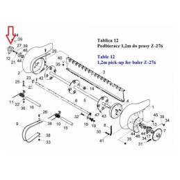 „Sipma“ rulonų preso rišimo sistema - 527010013301