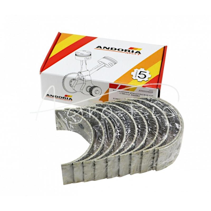 Pagrindinių guolių komplektas N-0,75 Ursus C-385 4 cilindrų ANDORIA - 9125025310AM