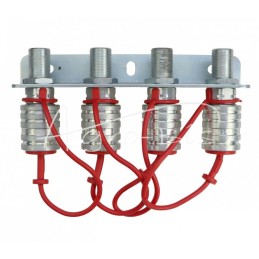 Plokštė, greito prijungimo laikiklis, pilnas, 4 jungčių PZL - HYDRAL - TABLICA4