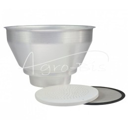 Aliuminio pieno sietelis 240 mm ZAGRODA melžimo aparatui - 8305105240ZA