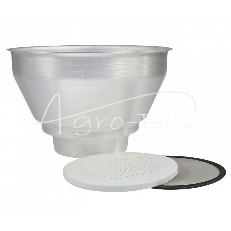 Aliuminio pieno sietelis 240 mm ZAGRODA melžimo aparatui - 8305105240ZA