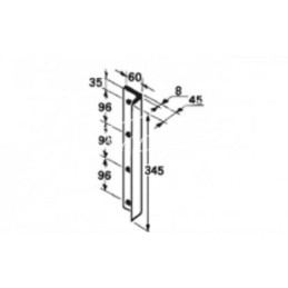 WELGER presavimo peilis - 0982.25.03.00