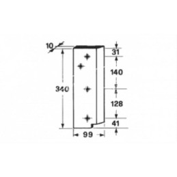 Claas Markant 52,55,60,65 kilnojamasis peilis - 812553
