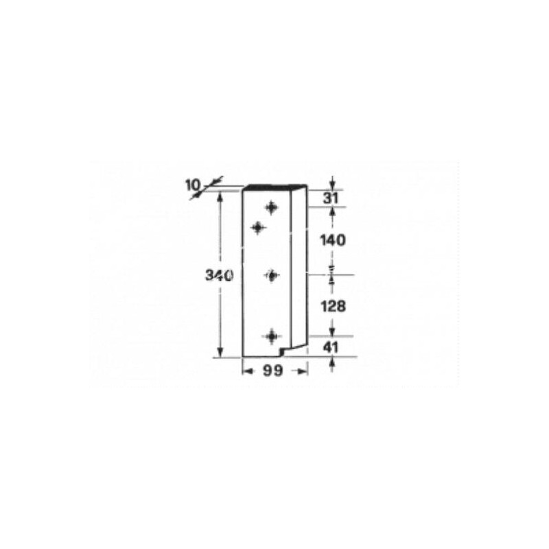 Claas Markant 52,55,60,65 kilnojamasis peilis - 812553