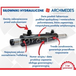 Hidraulinis cilindras - pavara stūmoklinis trąšų barstytuvas Brzeg ARCHIMEDES - SHN1P20H80ZA