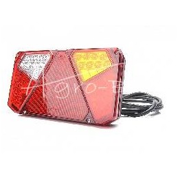 Galinis kombinuotas žibintas W125DP 7 funkcijų LED 12/24V dešinysis Pronar vandeniui atsparus su laidu - 916