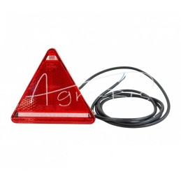 Galinis kombinuotas žibintas, 5 funkcijų, trikampio formos, W68L, su LED rūko žibintu, 12/24 V, kairysis, atsparus vandeniui, su