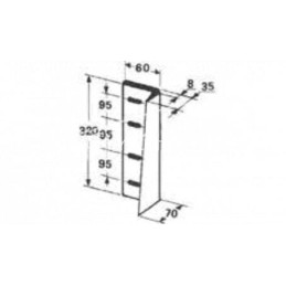 WELGER presavimo peilis - 0982.25.09.00
