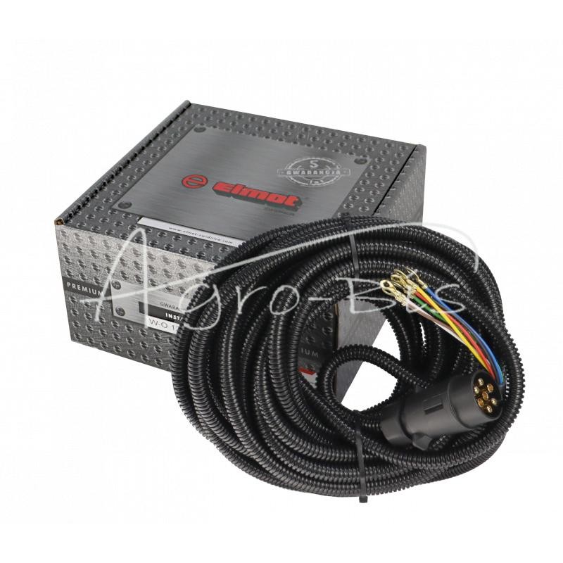 Priekabos prijungimo elektros kabelis 7x1 12m ELMOT PREMIUM - 7x1x12PEL