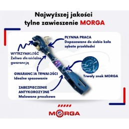 Kairysis pakabos laikiklis Ursus C-360 MORGA - 46650200M