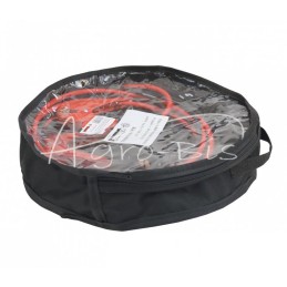 Guma izoliuoti užvedimo kabeliai 600A, 4M ZAC-35 Premium ELMOT - KR600A4MPEL