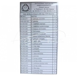 C-385 variklio tarpinių komplektas TYP1014 - KPL U C-385