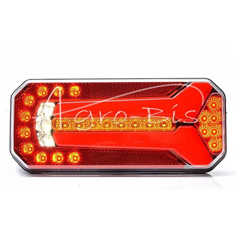 Stačiakampis galinis kombinuotas žibintas W150 - 1111 L/P