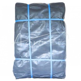 Brezentas 6x10m pilkas, 200g/m2, itin storas MOTORRA - PLA6x10SZ