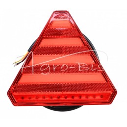 Galinis kombinuotas žibintas, 6 funkcijų, W 243 12/24V LED, atsparus vandeniui, be numerio ženklo apšvietimo, su neoniniu laidu 