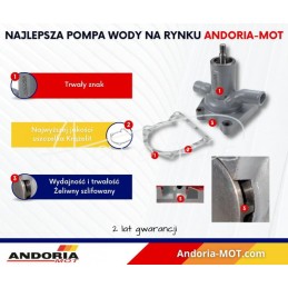 Vandens pompa su žiediniu sandarikliu Ursus C-360 ANDORIA - 46506151AM