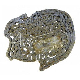 Ritininė grandinė 06B-2 5m, grūdinta MORGA - L06B2M