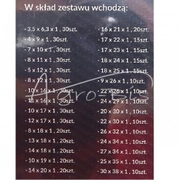 Varinių tarpiklių rinkinys 1 - 001228