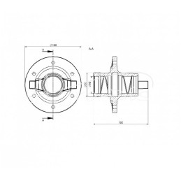Bizon Rolmus žnyplių stebulė - 505060010/1