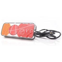 Galinis kombinuotas žibintas LED W66P 6 funkcijų LED numerio ženklo apšvietimas 12/24V dešinysis vandeniui atsparus su laidu - 3