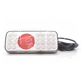 Galinis kombinuotas žibintas LED W66P 6 funkcijų LED numerio ženklo apšvietimas 12/24V dešinysis vandeniui atsparus su laidu - 3