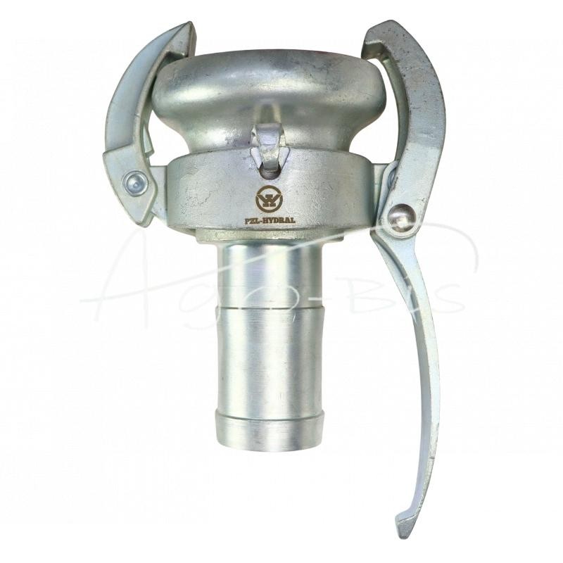 PERROT svirties movos lizdas su užapvalintu galu žarnai su sandarikliu, sunki versija 70-50mm Premium HYDRAL - KF724504PH