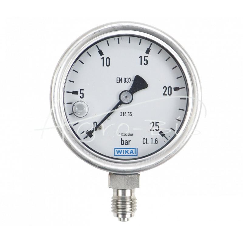 Rūgščiai atsparus glicerino purkštuvo slėgio matuoklis - 30151562