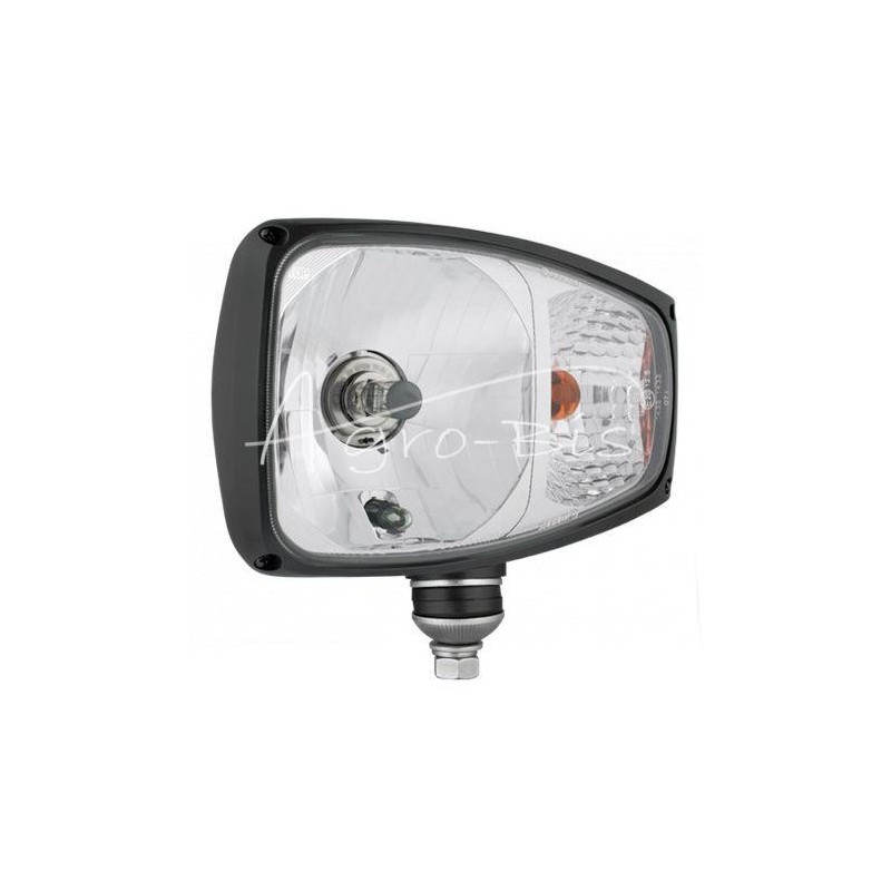 Priekinis žibintas H4 4F L 225*150 + korpuso jungtis DT04-6P, 12V lemputės - 071-RGV1B.52401