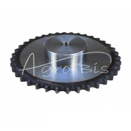 Grūdinto grandinės žvaigrės ratas su flanšu, stebule 16B-1 Z-38 išorinis skersmuo - 319,2 mm MORGA - S16B138M