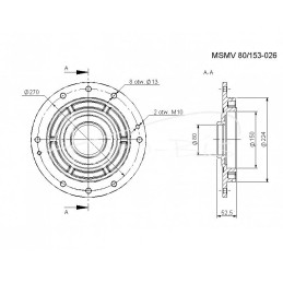 Kairysis diferencialo dangtelis C-385 Rolmus - 80153026