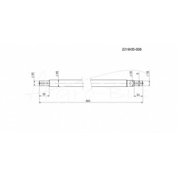 Mėšlo kratytuvas „Rolmus“ L-805 mm voleliu - 221905008
