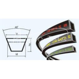 Bulvių kombaino diržas 20-7140 Anna 20x12.5x7140 sustiprintas - 20-7140/W