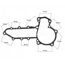 Variklio aušinimo skysčio pompa V2203MDI Kubota 1A051-73030 LEILAND - 1A05173030AM