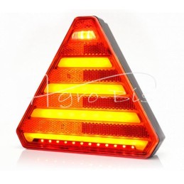 Galinis kombinuotas žibintas, 6 funkcijų, W244 12V/24V LED, atsparus vandeniui, be numerio ženklo apšvietimo, su neoniniu laidu 