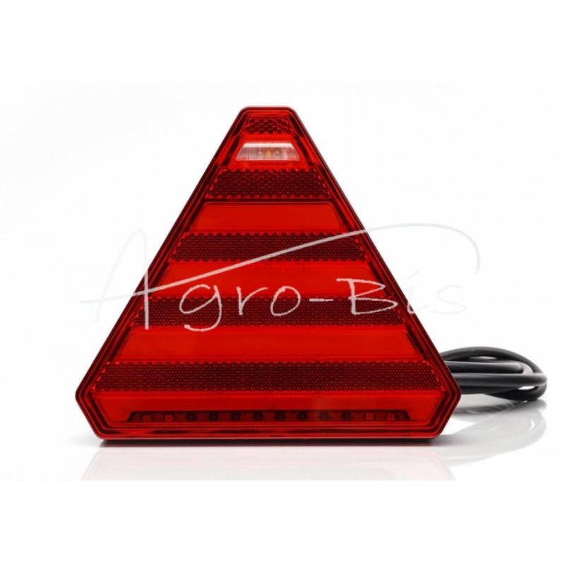 Galinis kombinuotas žibintas, 6 funkcijų, W 242 12/24V LED, atsparus vandeniui, be numerio ženklo apšvietimo, su neoniniu laidu 