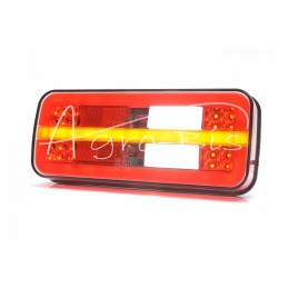 Galinis kombinuotas žibintas W187 LED 12V/24V atsparus vandeniui IP68 LED neoninis dešinysis su laidu - 1312 L/P