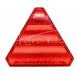 Galinis kombinuotas žibintas, 6 funkcijų, W244 12V/24V LED, atsparus vandeniui, be numerio ženklo apšvietimo, jungties lizdas „W