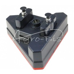 Galinis kombinuotas žibintas, 6 funkcijų, W244 12V/24V LED, atsparus vandeniui, be numerio ženklo apšvietimo, jungties lizdas „W