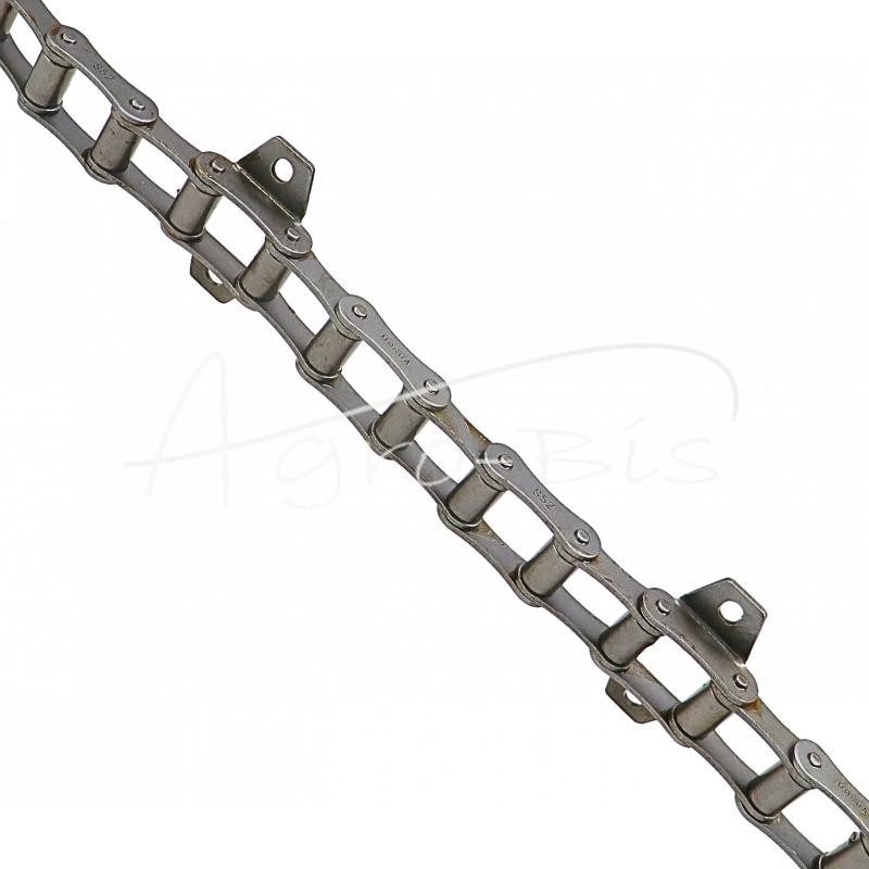 „John Deere S52“ nuožulni tiektuvo grandinė, K1 žnyplės, kas 6 grandys, 5 m, LS52K1.06, grūdinta, MORGA - LS52K106M