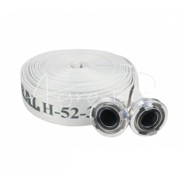 Gaisrinė žarna gaisriniams siurbliams su Storz jungtimis, balta, FI-52mm, PZL HYDRAL - 52W30PCVM