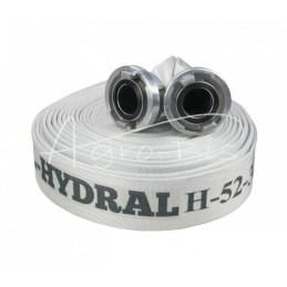 Gaisrinė žarna gaisriniams siurbliams su Storz jungtimis, balta, FI-52mm, PZL HYDRAL - 52W30PCVM